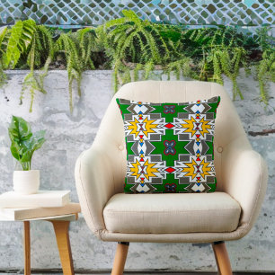 Traditional African Art Ndebele Africa Culture Cushion