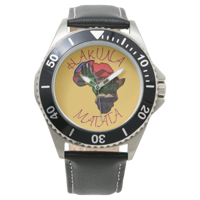 Traditional African Customise Product  Watch (Front)