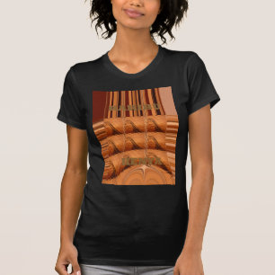 Traditional African Mirror: Woven Giraffe T-Shirt
