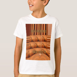Traditional African Mirror: Woven Giraffe T-Shirt