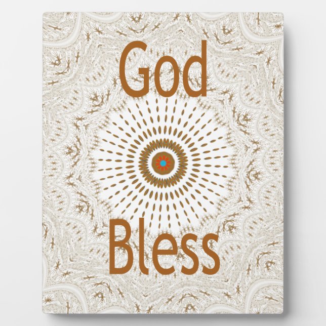 Traditional African Motif Design Art Print Plaque (Front)