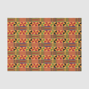Traditional African Pinwheel Kente K70 Tissue Paper