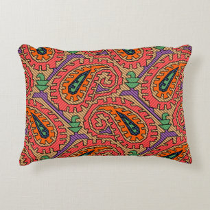 Traditional Allover Geometricalart, background, de Decorative Cushion
