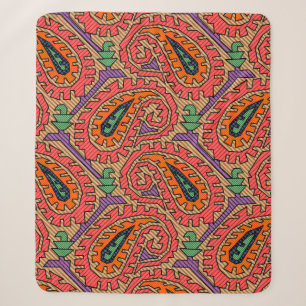 Traditional Allover Geometricalart, background, de Sherpa Blanket