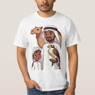 Traditional Arab Falcon Hunt T-Shirt