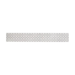 Traditional Arabesque Tile Artwork Wraparound Address Label