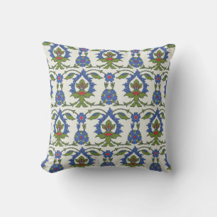 Traditional Arabic seamless ornament. Turkish, Izn Cushion