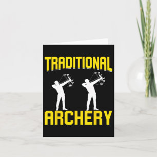 Traditional Archery Card