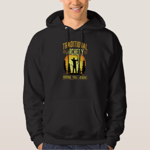 Traditional Archery Heritage Skill Reserve Archer  Hoodie