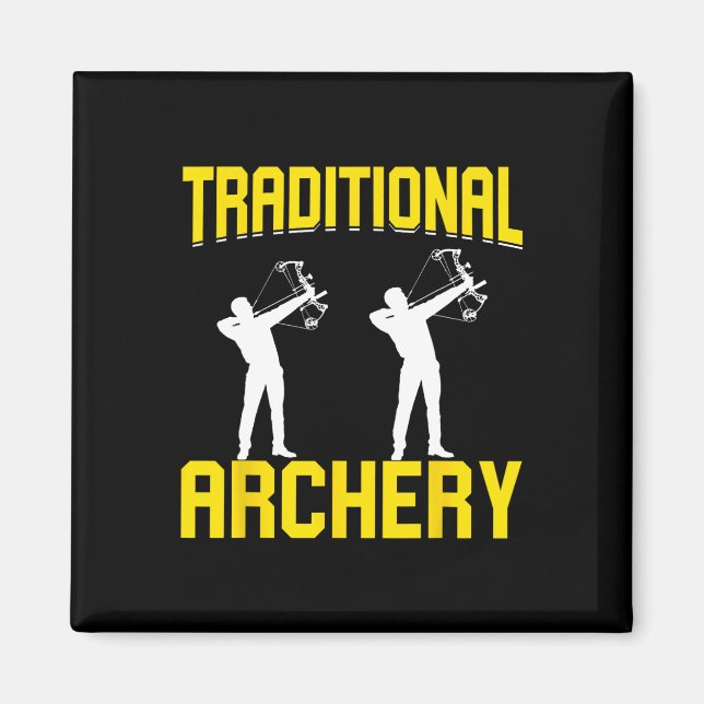 Traditional Archery  Magnet (Front)