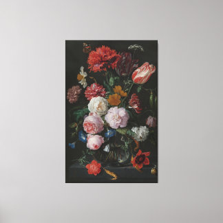 Traditional Artwork - flowers Canvas Print