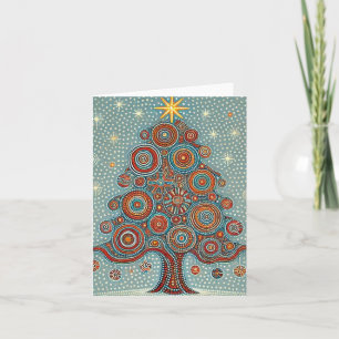 Traditional Australian Art Christmas Card