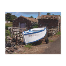 Traditional Azorean Fishing Boat