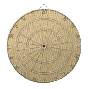 Traditional bamboo dartboard