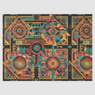 Traditional Beige "Aztec Dream" Speciality Tissue  Paper