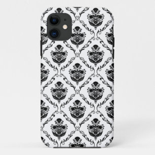 Traditional Black Damask Case-Mate iPhone Case