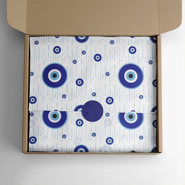 Traditional Blue Nazar Evil Eye Charm Tissue Paper (Creator Uploaded)