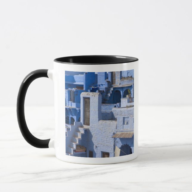 Traditional blue painted house, Jodphur Mug (Left)