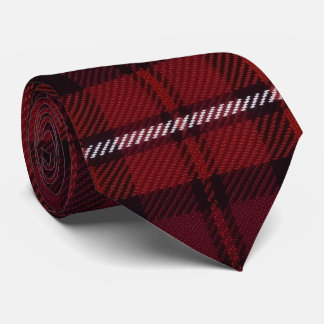 Traditional Blue Tartan Plaid (printed flat) Tie