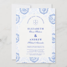 Traditional Blue White Delft Wedding