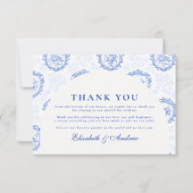 Traditional Blue White Delft Wedding