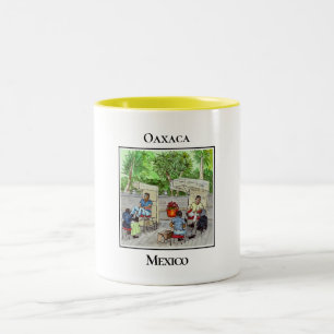Traditional Boleros in the Oaxaca Zocalo Two-Tone Coffee Mug