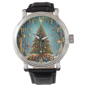 Traditional Bright Happy Christmas Tree, Watch