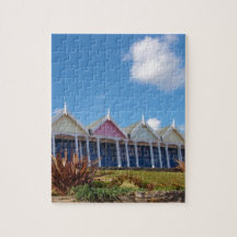Traditional British Beach Huts