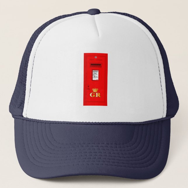 Traditional British  Georges Reign Postbox Trucker Hat (Front)