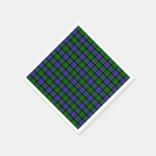 Traditional British plaid tartan Napkin