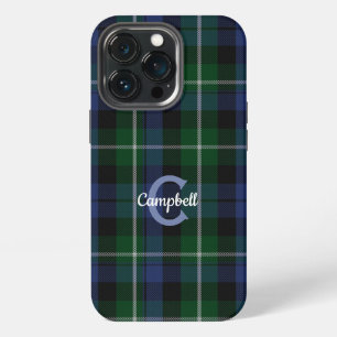 Traditional Campbell Clan Tartan Plaid iPhone 13 Pro Case