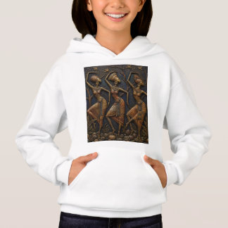 Traditional Carved African Dancers, Ancient Tribal