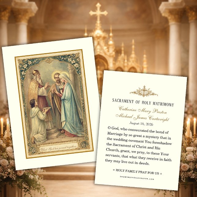 Traditional Catholic Betrothal Mary Joseph Wedding (Creator Uploaded)