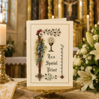 Traditional Catholic Priest Appreciation Greeting