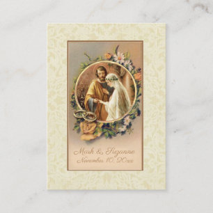 Traditional Catholic Wedding Favour Holy Card