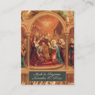 Traditional Catholic Wedding Favour Holy Card
