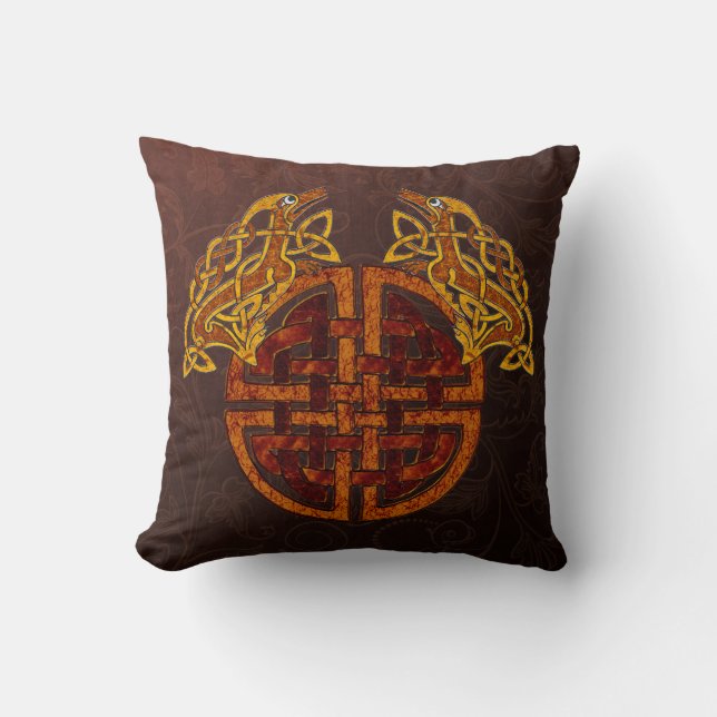 Traditional Celtic Collage Cushion (Front)
