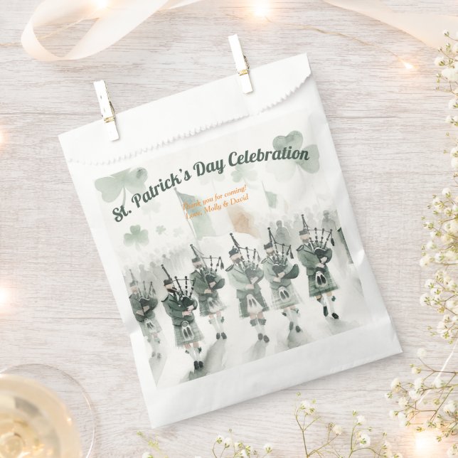 Traditional Celtic Irish St. Patrick’s Day Party Favour Bags (Clipped)