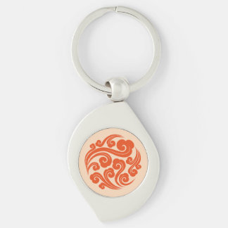 traditional Chinese auspicious cloud pattern Key Ring