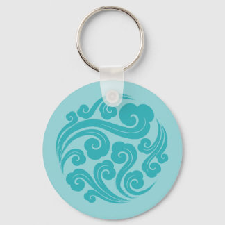 traditional Chinese auspicious cloud pattern Key Ring