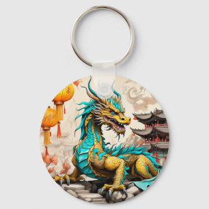Traditional Chinese dragon for Chinese New Year Key Ring