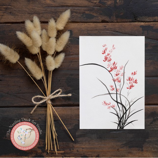 Traditional Chinese Iris - one Postcard (Creator Uploaded)