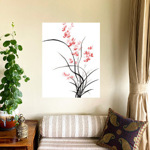 Traditional Chinese Iris - one Poster