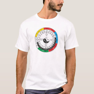 Traditional Chinese Medicine Body Clock Square Sti T-Shirt