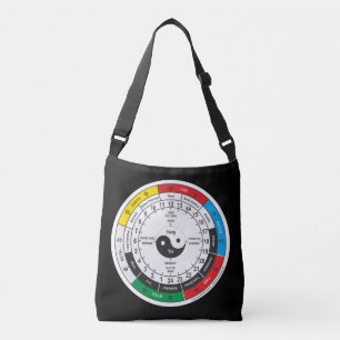 Traditional Chinese Medicine Body Clock T-Shirt Sh Crossbody Bag