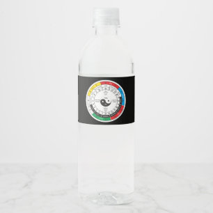 Traditional Chinese Medicine Body Clock T-Shirt Sh Water Bottle Label