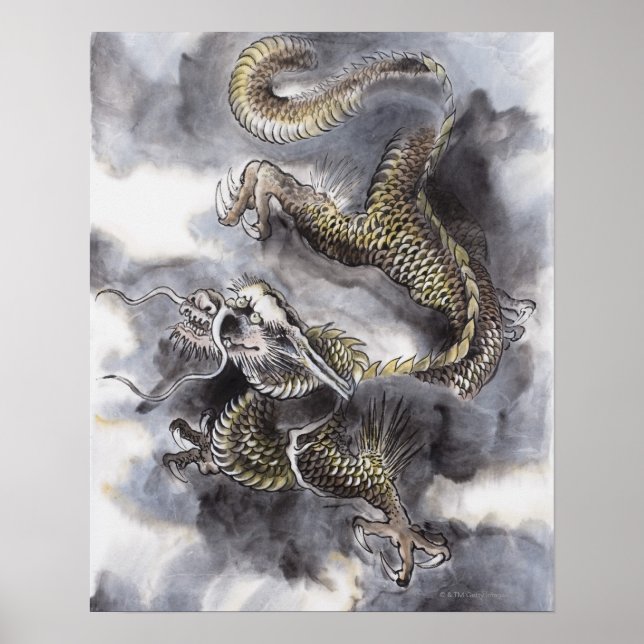 Traditional Chinese Painting, Year Of The Dragon 4 Poster (Front)