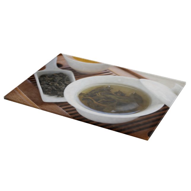 Traditional Chinese tea ceremony: oolong tea Cutting Board (Corner)