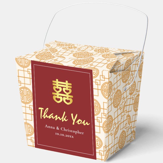 Traditional Chinese wedding peranakan  Favour Box (Front)