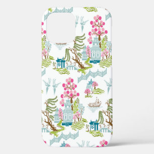 Traditional Chinoiserie in Spring Colours iPhone 12 Pro Case